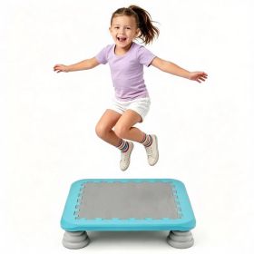 25.5 Inch Kids Mini Trampoline with Non-Slip EVA Jumping Surface, Rounded Edge PU Foam Foot Pads Compact Indoor Outdoor Balance Bounce Toy for To (Option: Default Title)