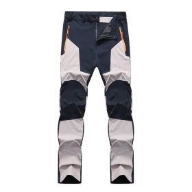 Outdoor Stretch Charging Men's Windproof Waterproof And Hard-wearing Breathable Quick-drying Pants (Option: Khaki-5XL)